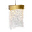 CWI Lighting Lava 6" Mini Pendant, Brass