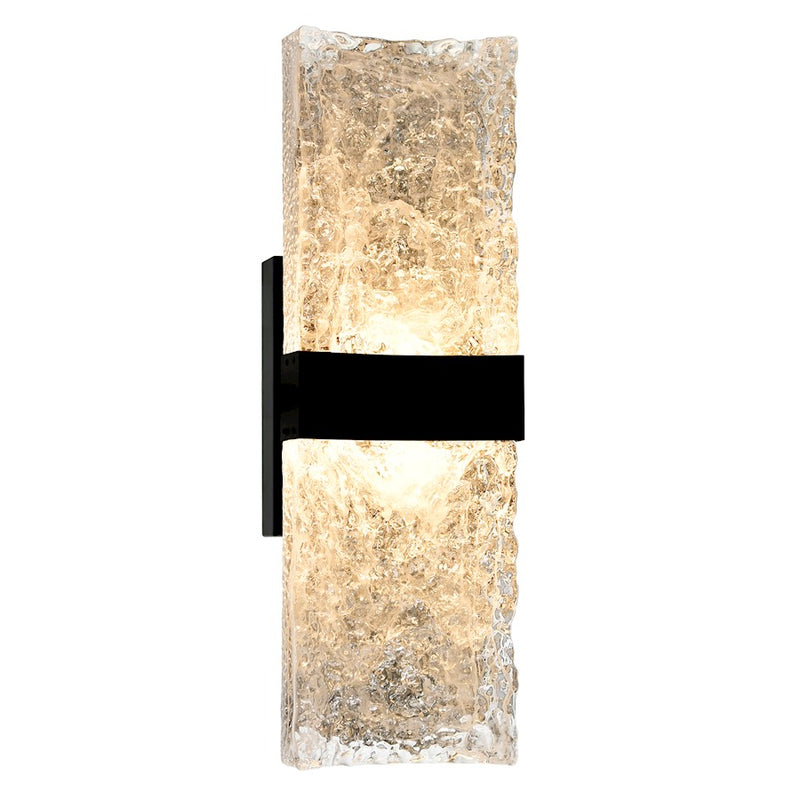 CWI Lighting Lava Wall Light, Black