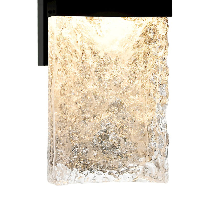 CWI Lighting Lava Wall Light, Black