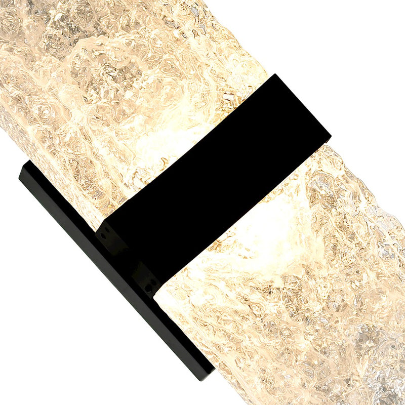 CWI Lighting Lava Wall Light, Black