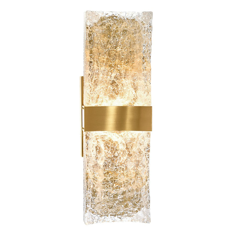 CWI Lighting Lava Wall Light, Brass