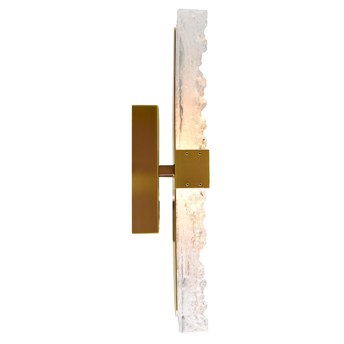 CWI Lighting Lava Wall Light, Brass