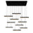 CWI Lighting Stagger Chandelier, Black - 1588P48-10-101