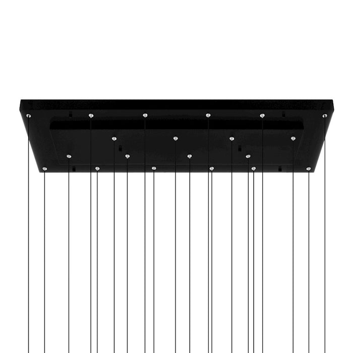 CWI Lighting Stagger Chandelier, Black