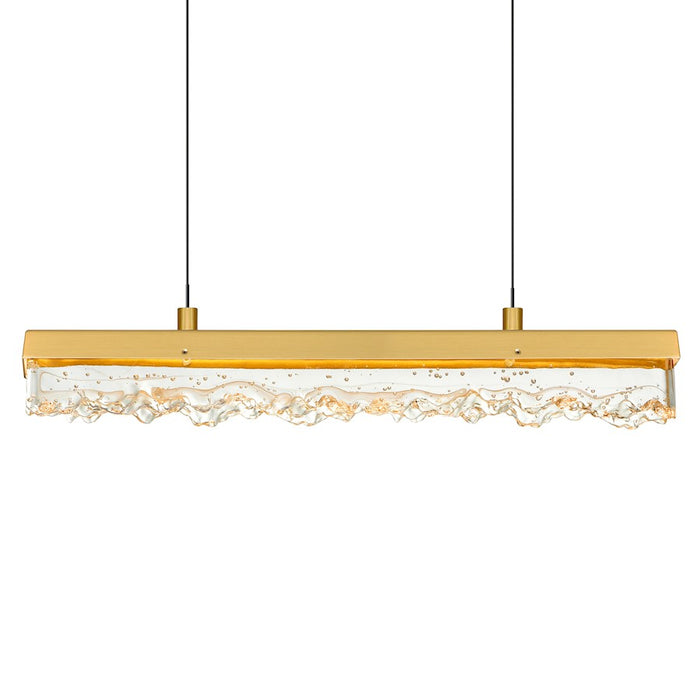 CWI Lighting Stagger 48" Chandelier, Brass