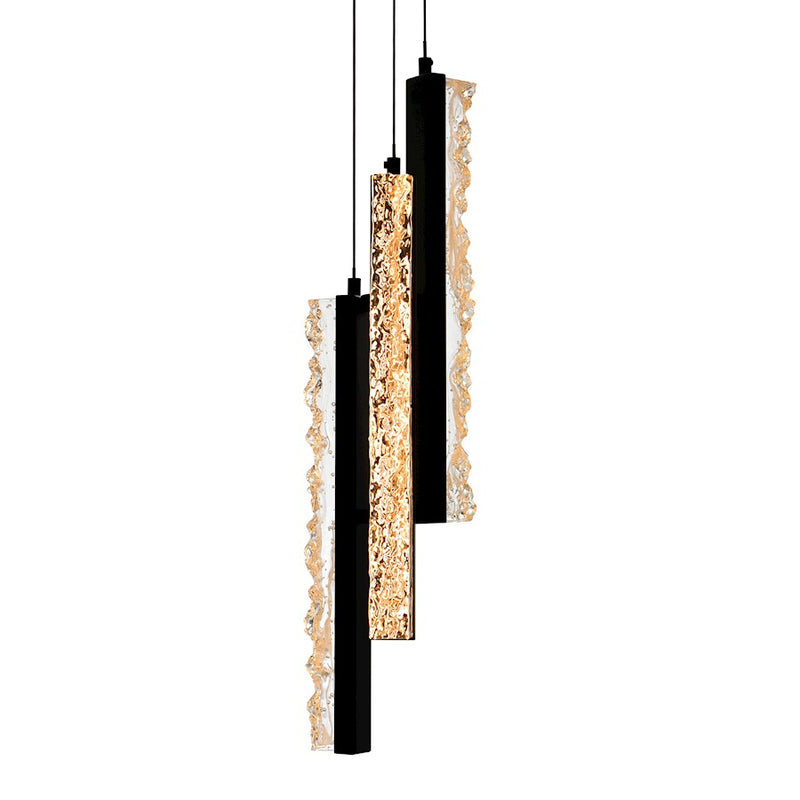 CWI Lighting Stagger Mini Pendant, Black