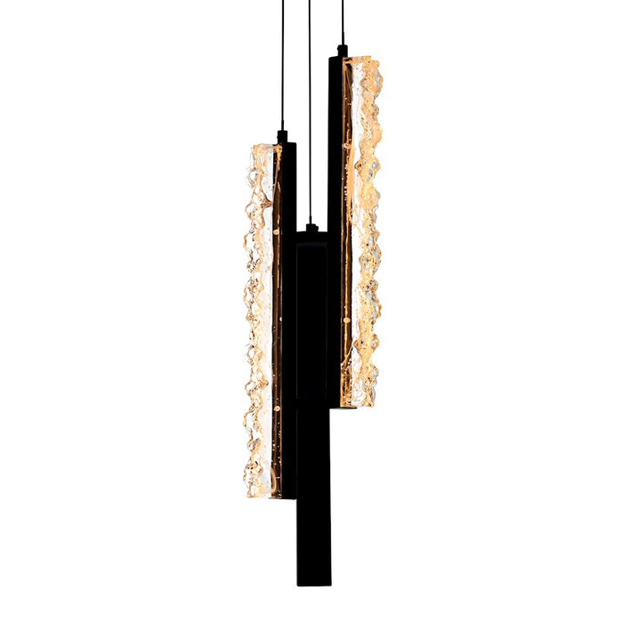 CWI Lighting Stagger Mini Pendant, Black