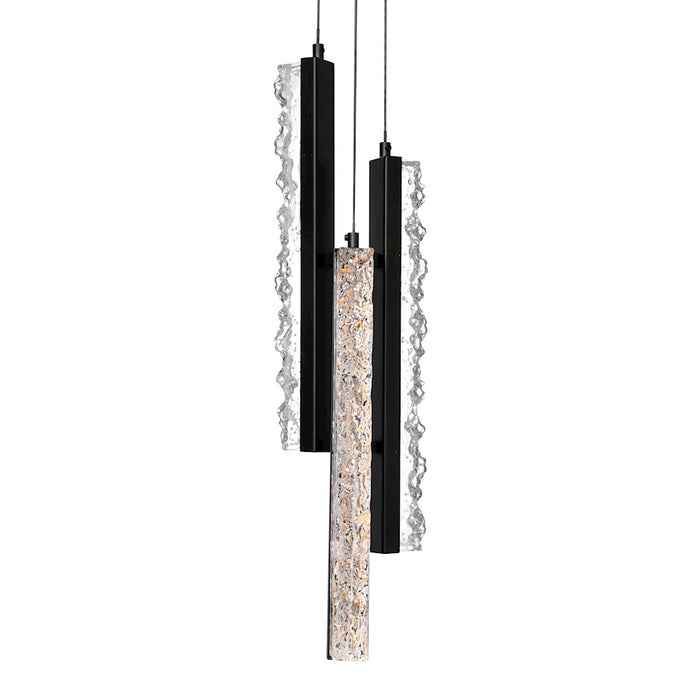 CWI Lighting Stagger Mini Pendant, Black