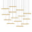 CWI Lighting Stagger 60" Chandelier, Brass