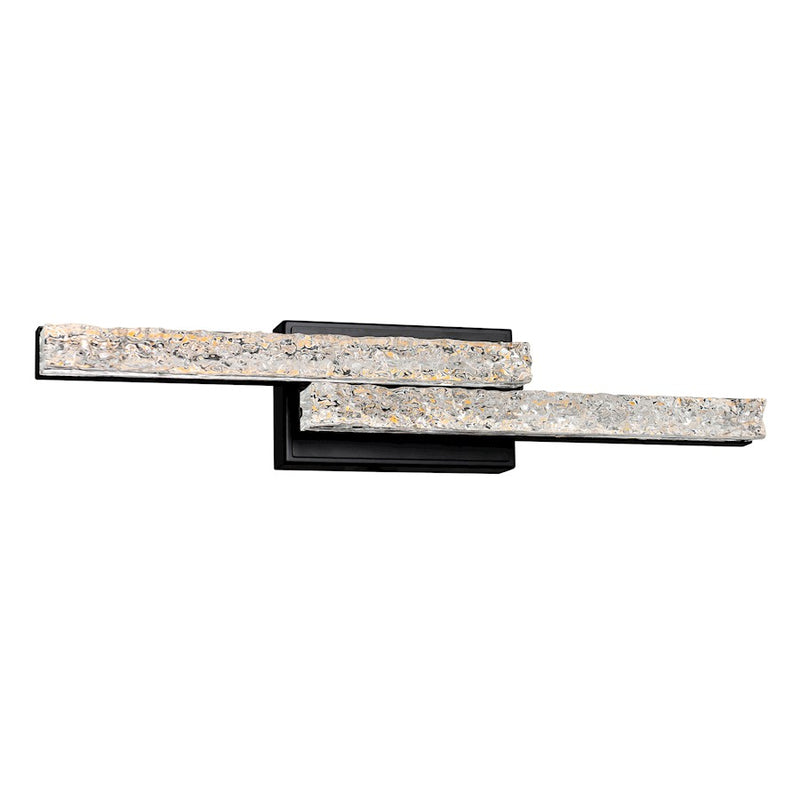 CWI Lighting Stagger 24" Vanity Light, Black