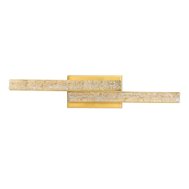 CWI Lighting Stagger 24" Vanity Light, Brass