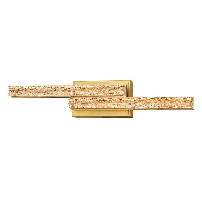 CWI Lighting Stagger 24" Vanity Light, Brass