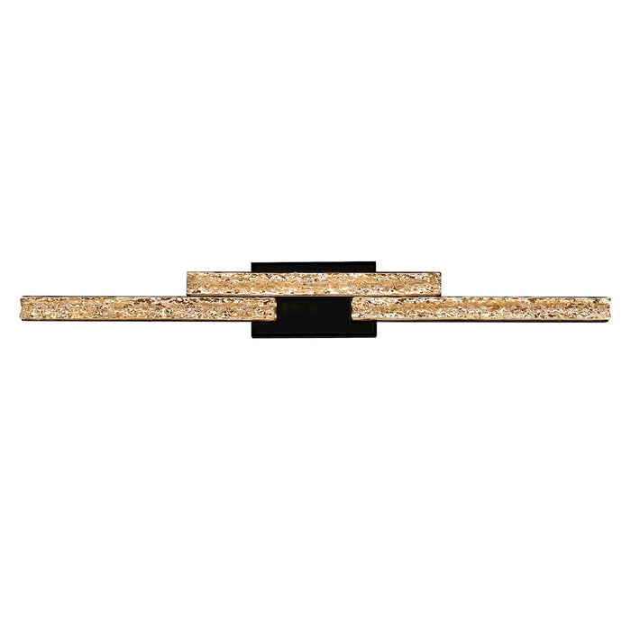 CWI Lighting Stagger 36" Vanity Light, Black