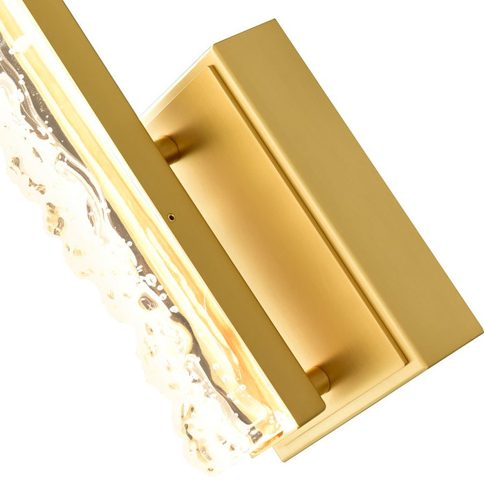 CWI Lighting Stagger Wall Light, Brass