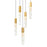 CWI Lighting Greta 12" Mini Pendant, Brass