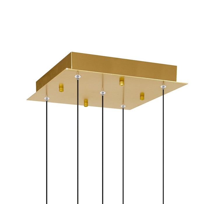 CWI Lighting Greta 12" Mini Pendant, Brass