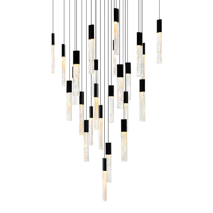 CWI Lighting Greta 28" Chandelier, Black