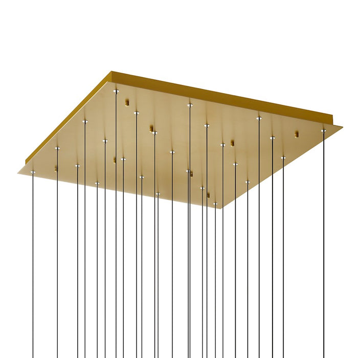 CWI Lighting Greta 28" Chandelier, Brass