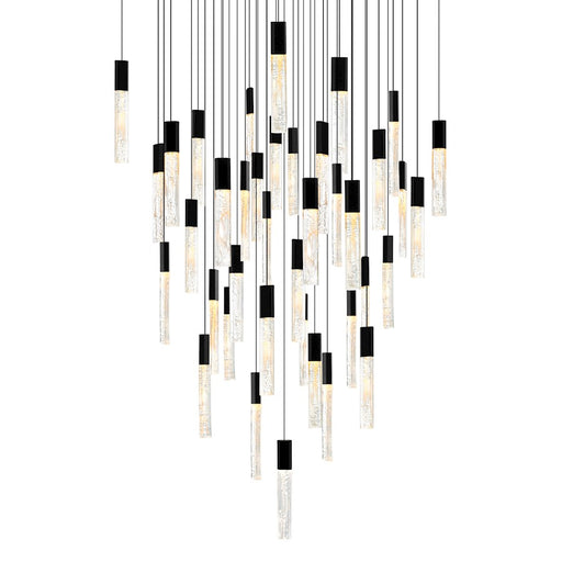 CWI Lighting Greta 36" Chandelier, Black