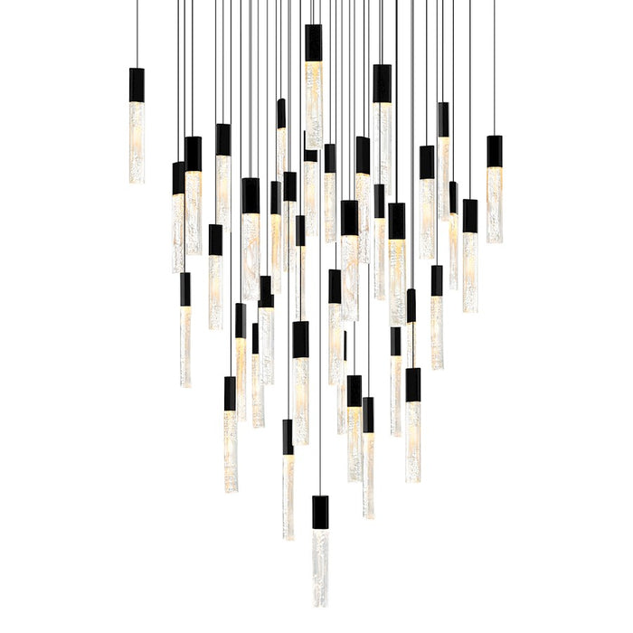 CWI Lighting Greta 36" Chandelier, Black