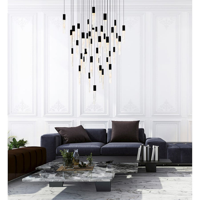 CWI Lighting Greta 36" Chandelier, Black