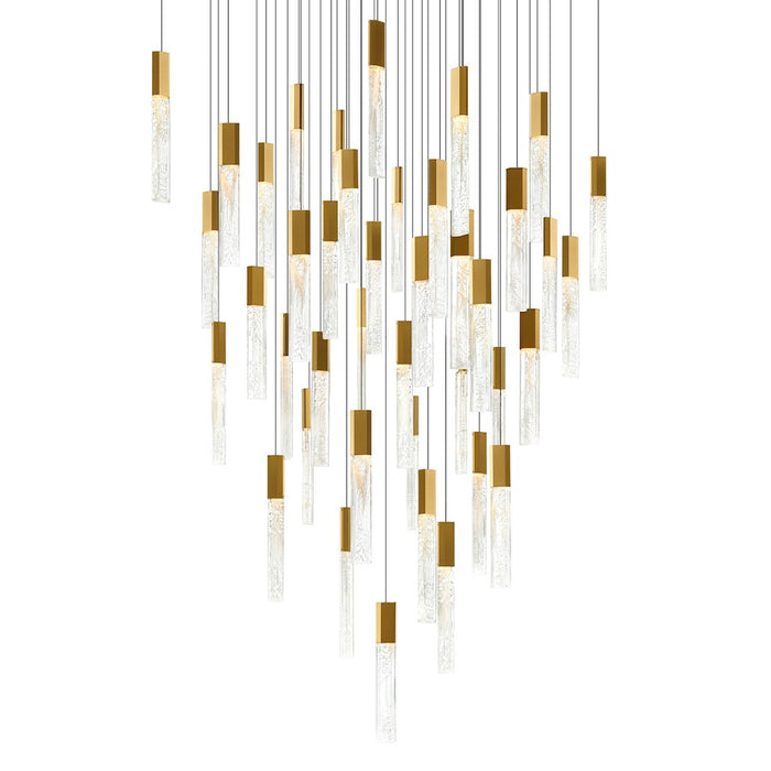 CWI Lighting Greta 36" Chandelier, Brass