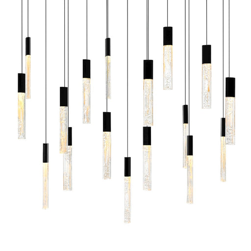 CWI Lighting Greta 48" Chandelier, Black