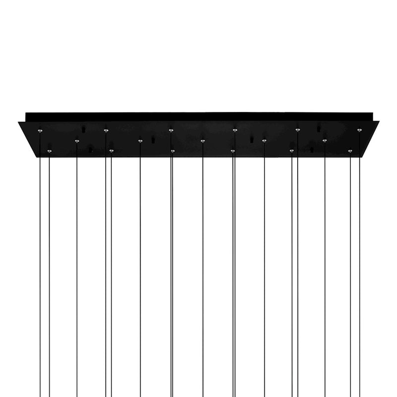 CWI Lighting Greta 48" Chandelier, Black
