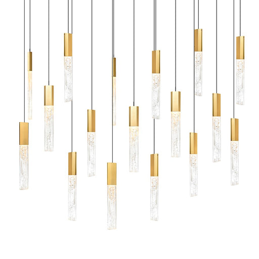 CWI Lighting Greta 48" Chandelier, Brass