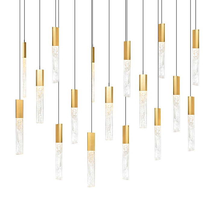 CWI Lighting Greta 48" Chandelier, Brass