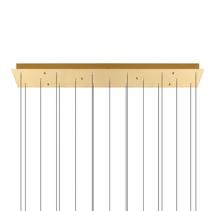 CWI Lighting Greta 48" Chandelier, Brass