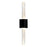 CWI Lighting Greta Vanity Light, Black