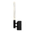 CWI Lighting Greta Wall Light, Black