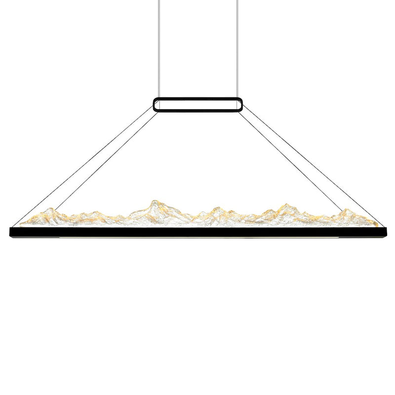 CWI Lighting Himalayas 48" Chandelier, Black