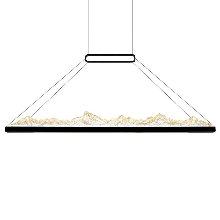 CWI Lighting Himalayas 48" Chandelier, Black