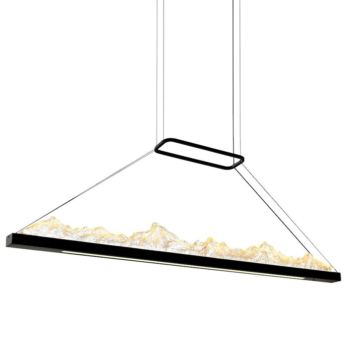 CWI Lighting Himalayas 48" Chandelier, Black
