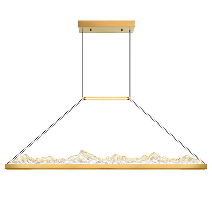 CWI Lighting Himalayas 48" Chandelier, Brass - 1601P48-624