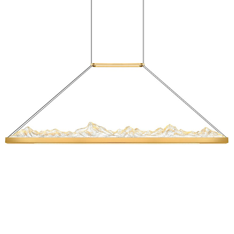 CWI Lighting Himalayas 48" Chandelier, Brass
