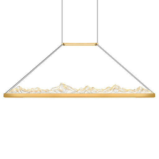 CWI Lighting Himalayas 48" Chandelier, Brass