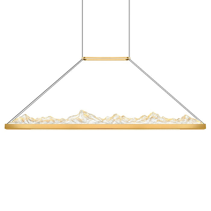 CWI Lighting Himalayas 48" Chandelier, Brass