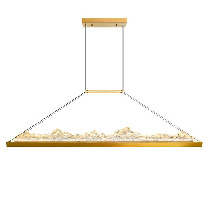 CWI Lighting Himalayas 48" Chandelier, Brass
