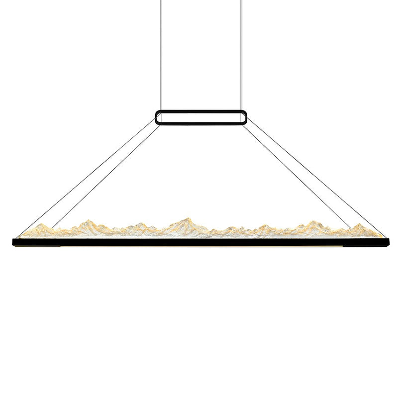CWI Lighting Himalayas 62" Chandelier, Black