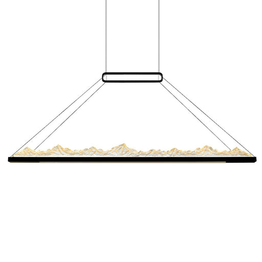 CWI Lighting Himalayas 62" Chandelier, Black