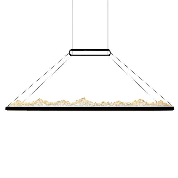 CWI Lighting Himalayas 62" Chandelier, Black