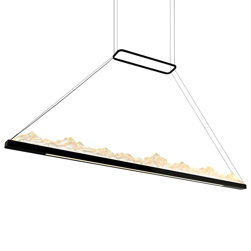 CWI Lighting Himalayas 62" Chandelier, Black