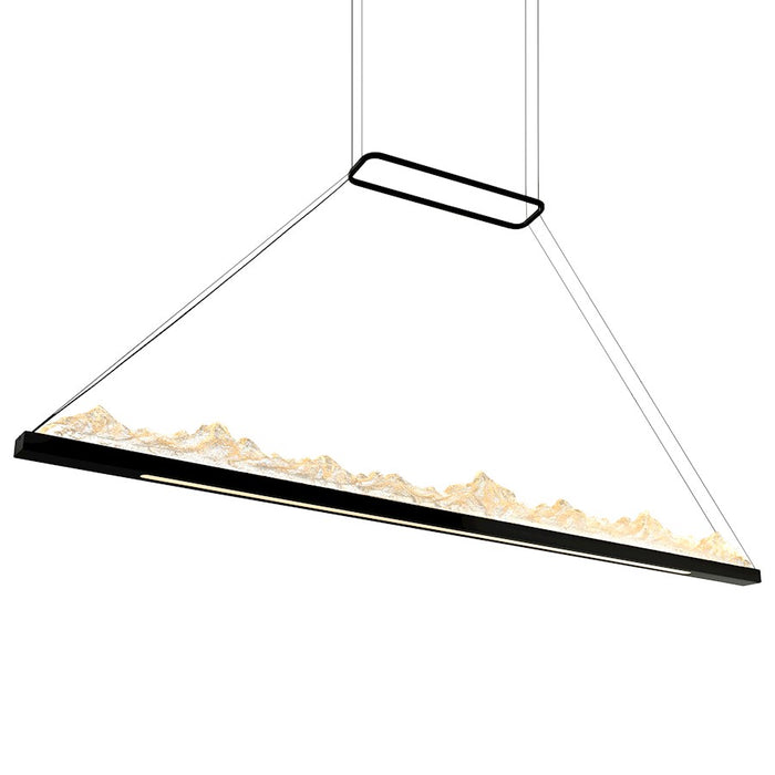 CWI Lighting Himalayas 62" Chandelier, Black