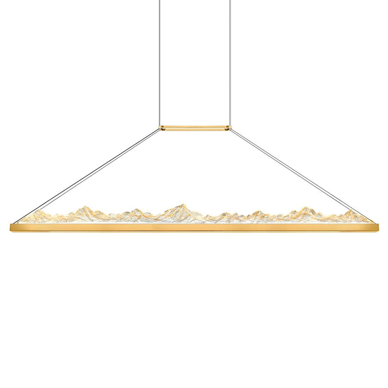 CWI Lighting Himalayas 62" Chandelier, Brass