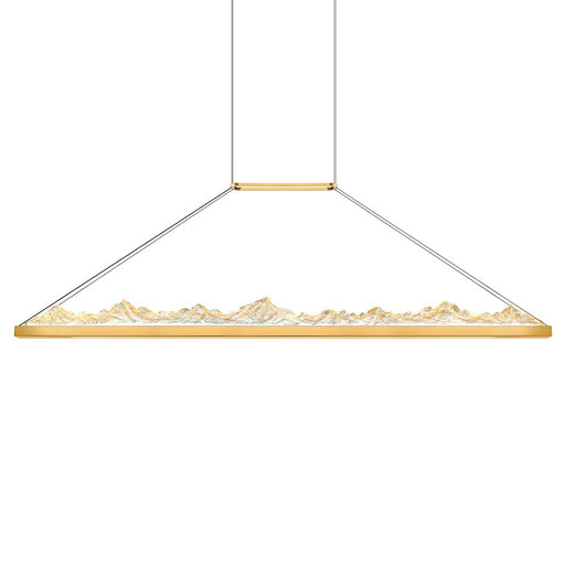 CWI Lighting Himalayas 62" Chandelier, Brass
