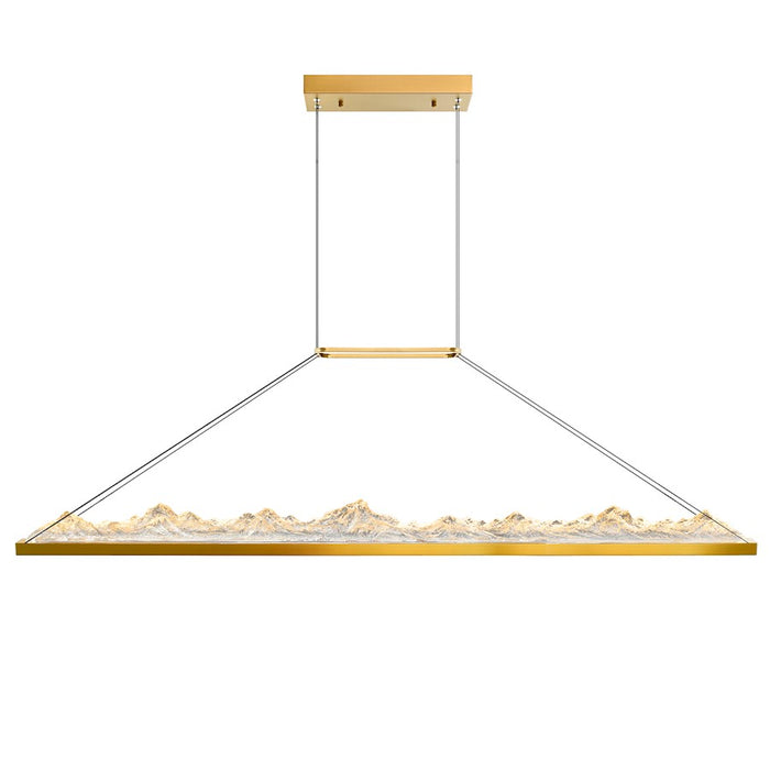 CWI Lighting Himalayas 62" Chandelier, Brass