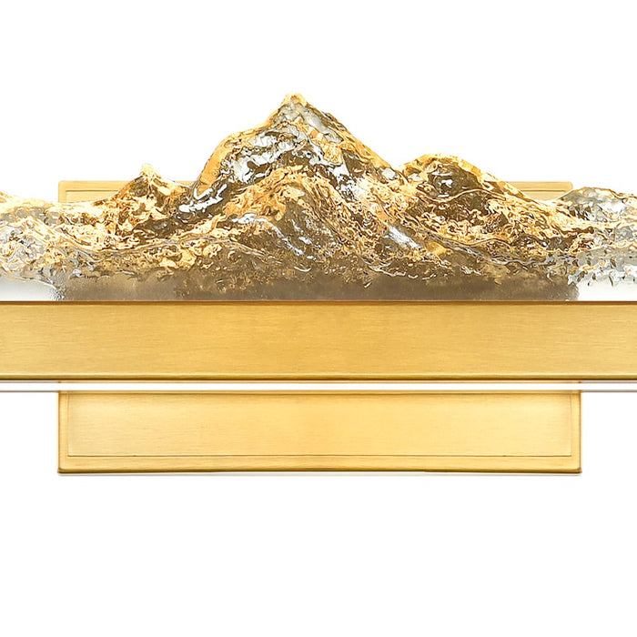 CWI Lighting Himalayas 26" Vanity Light, Brass